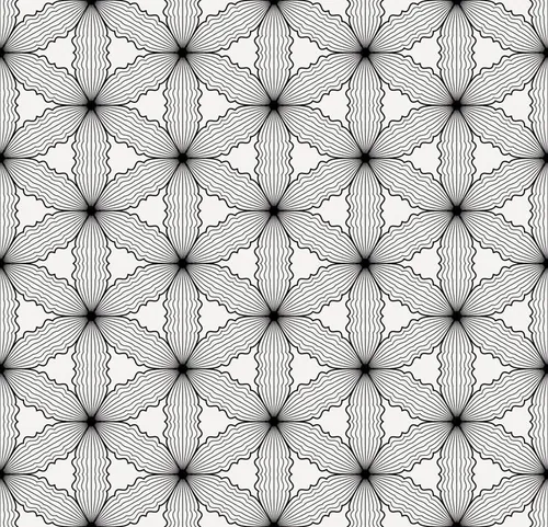 线条图案无缝背景Seamless vector pattern