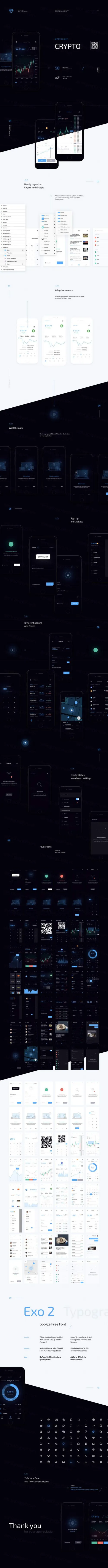 股票理财类数据展示APP UI KITS套装[Sketch]