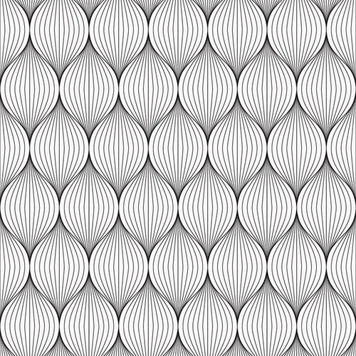 线条图案无缝背景Seamless pattern vector