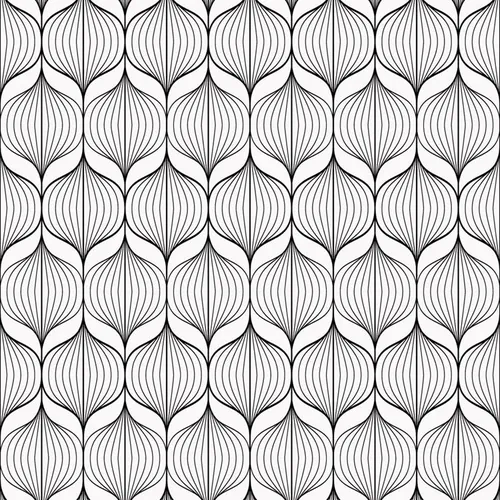 线条图案无缝背景Seamless vector pattern