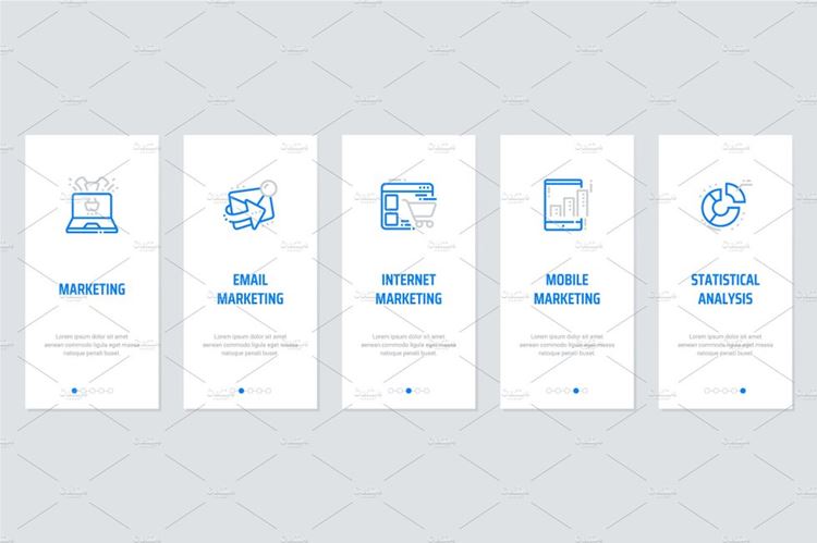 网站设计Marketing Metaphors Cards