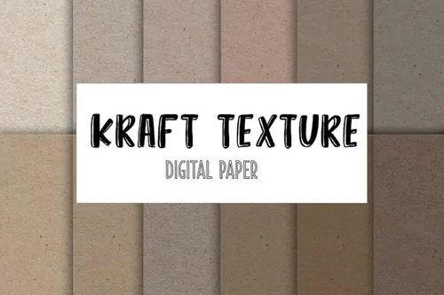 牛皮纸背景设计素材Kraft paper texture
