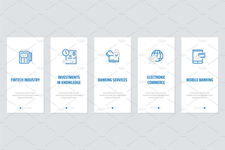 网站设计Finance 2 Metaphors Cards