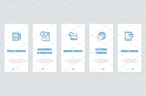 网站设计Finance 2 Metaphors Cards