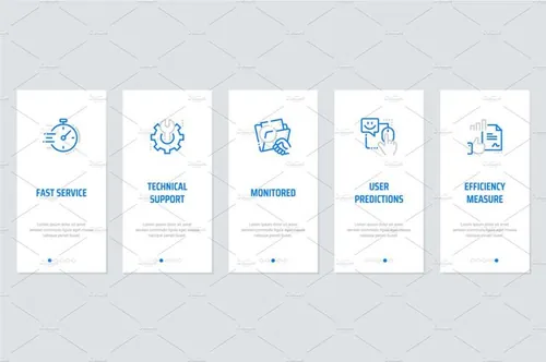 网站设计Customer service Metaphors Cards