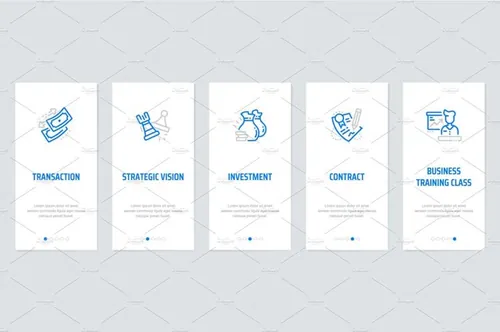 网站设计Business Metaphors Cards