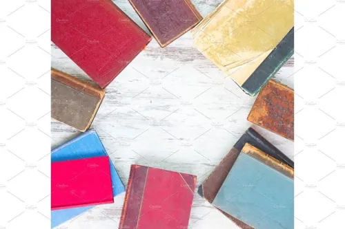 旧书框架set of books