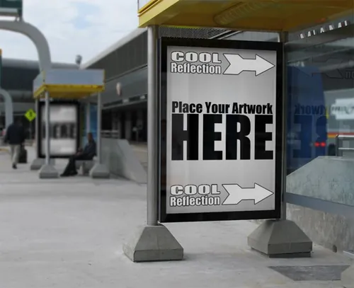 户外广告牌模型PSD贴图模板Mockup Bundle