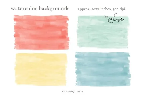 Watercolor Stroke Background