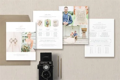 婚礼手册模板 4-Page Wedding Pricing Guide