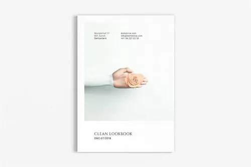 极简主义杂志模板 Clean Lookbook