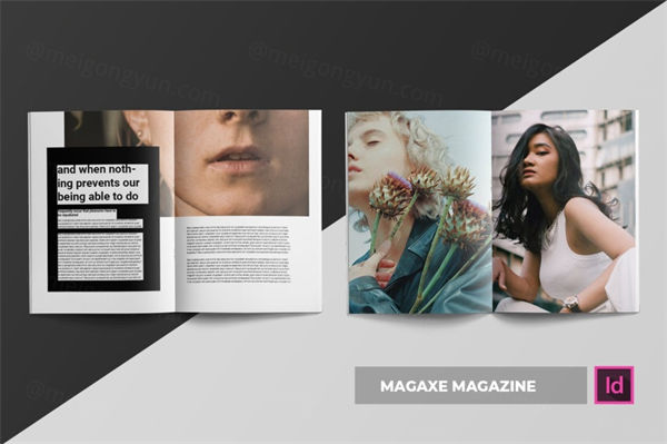 大图专业杂志画册模板下载