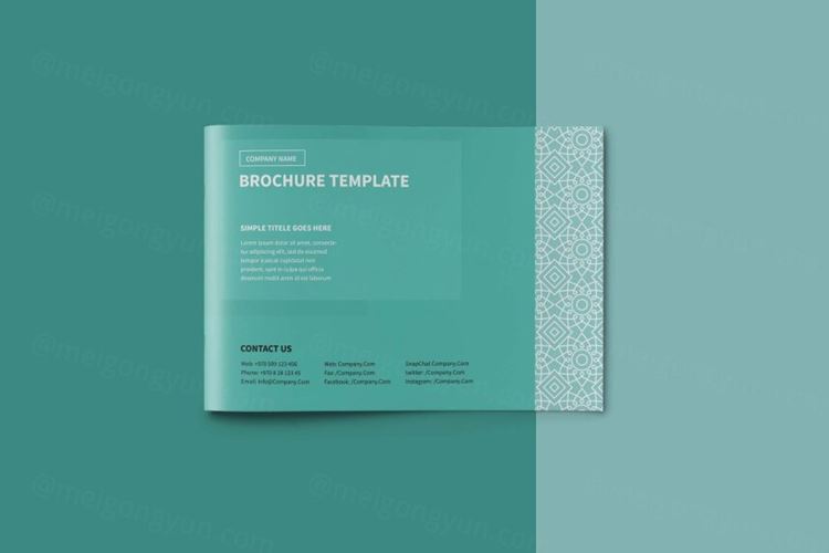 A5尺寸企业多功能杂志设计模板