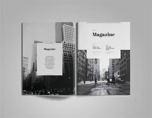 时尚高端简约多用途的高品质杂志宣传册品牌手册房地产楼书设计模板