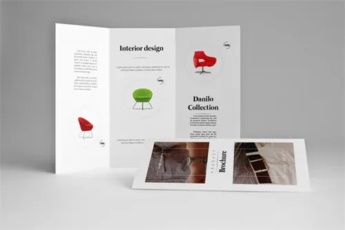 三折页画册模板 Product Trifold Brochure III