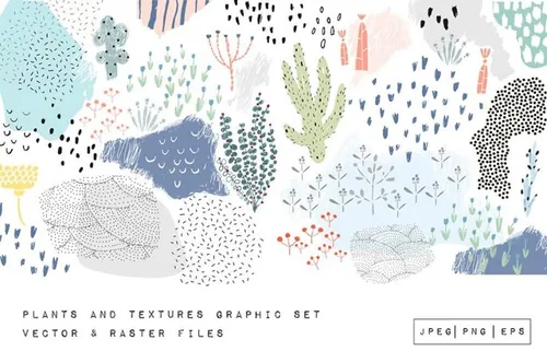 Vector Plants and Textures