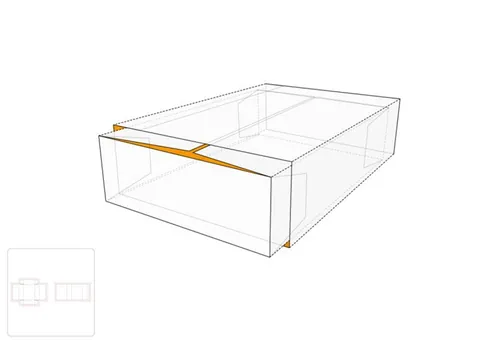数据线包装盒模切图/刀模图EPS源文件