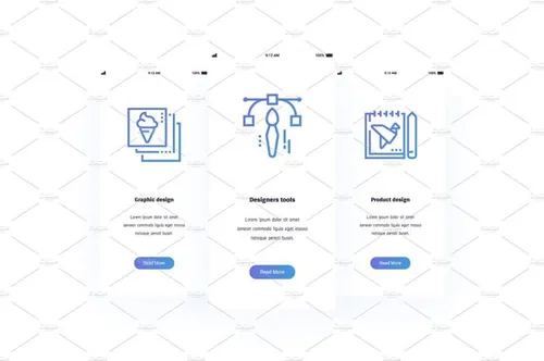 设计软件工具介绍垂直商务卡片设计素材Design Metaphors Cards