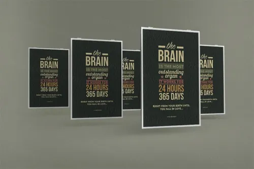 框架海报模型PSD贴图模板Poster / Artwork / Flyer Mockups