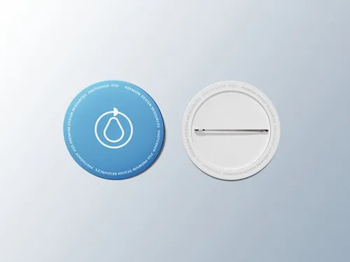 别针徽章胸章定做设计样机模板 Pin Button Badge Mockup