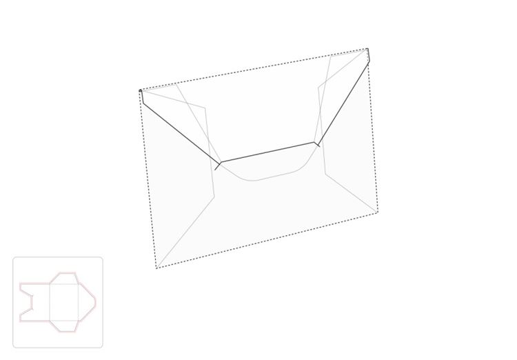 文件夹模切图/刀模图EPS源文件