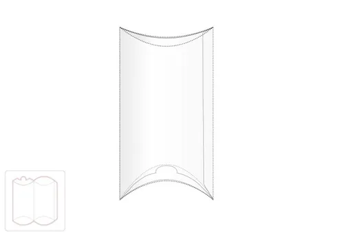 牙具包装盒模切图/刀模图EPS源文件