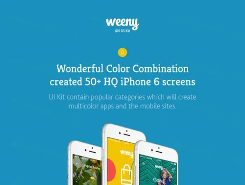 儿童母婴电子商务记录分享移动手机应用程序UI工具包Weeny_UI_Kit