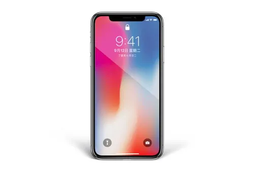 正视图iPhone X 贴图样iPhone X Mockup Free PSD
