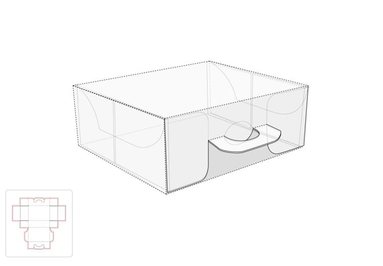 电脑包模切图/刀模图EPS源文件