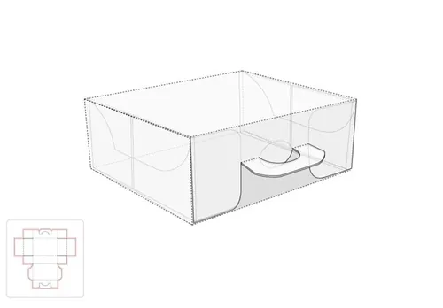 电脑包模切图/刀模图EPS源文件