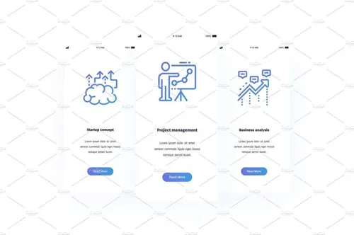 项目管理分析垂直卡片设计素材Business Metaphors Cards
