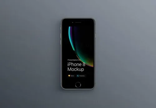 iPhone 8 苹果智能手机样机模型
