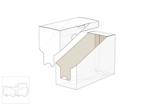 刀具包装盒模切图/刀模图EPS源文件