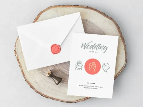 可爱俏皮高级个性婚礼图标系列矢量图标集Wedding Icons