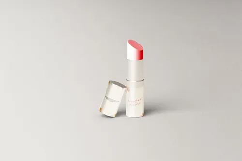 高质量口红润唇膏唇彩化妆品品牌包装设计展示样机PSD模板 L