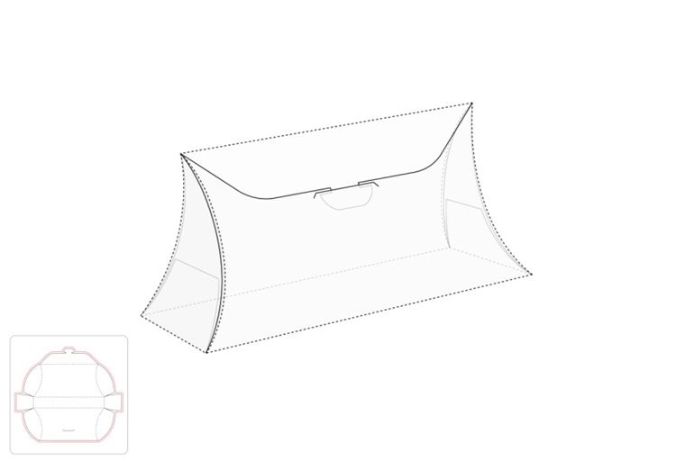 手提包模切图/刀模图EPS源文件