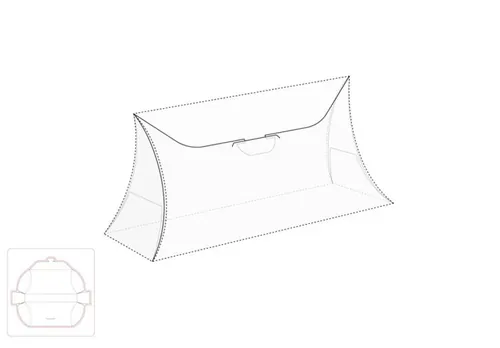 手提包模切图/刀模图EPS源文件