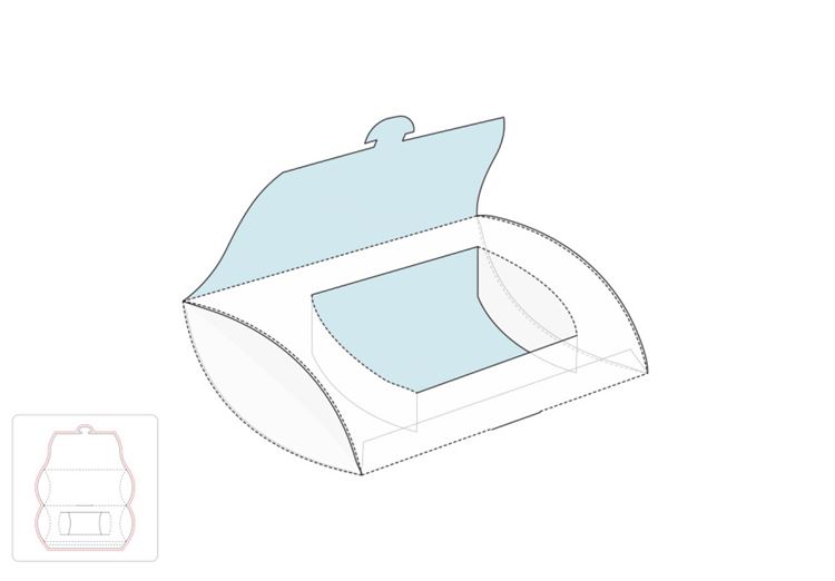 湿纸巾模切图/刀模图EPS源文件