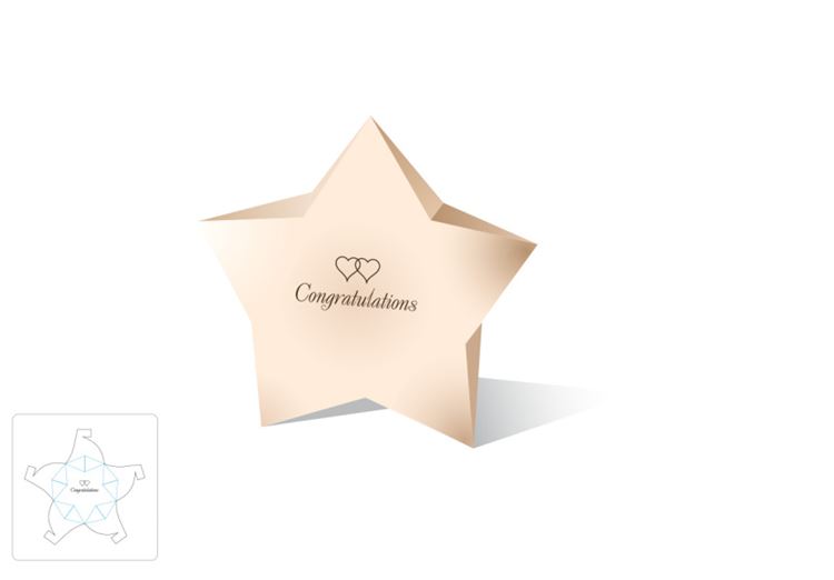 星星零售盒模切图/刀模图EPS源文件