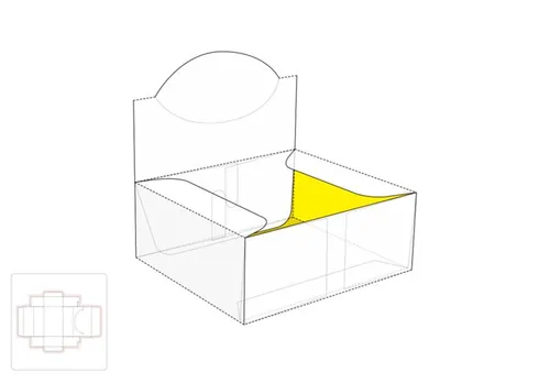 产品展示盒模切图/刀模图EPS源文件
