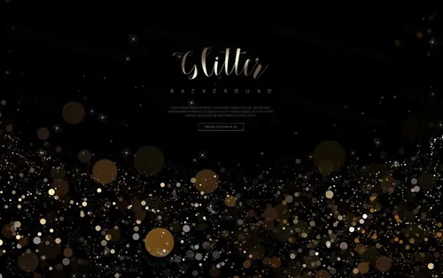 金色光效粒子化妆品影楼相册高清海报科技感背景PSD设计素材模板