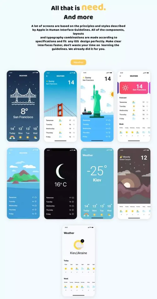 精品创意APP UI Kit打包下载[sketch]