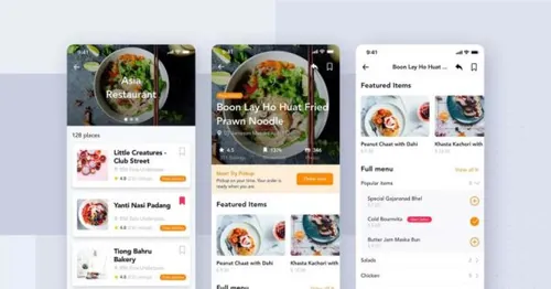 移动应用程序餐厅APP网上预定界面概念UI模板 Restaurant
