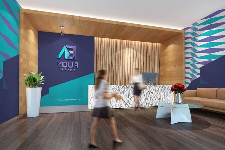 多用途的高品质办公室办公场景VI样机展示模型mockups