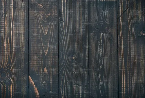 黑色木纹背景纹理素材 Old dark scorched wood texture