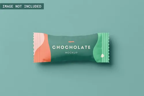 零食小吃糖果包装设计提案展示样机模板 Snack packa