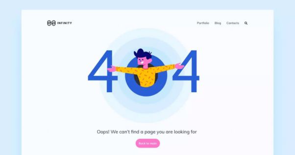 创意404页面设计模板[AISKETCH] 404 Page Illu