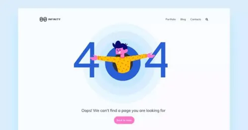 创意404页面设计模板[AISKETCH] 404 Page Illu