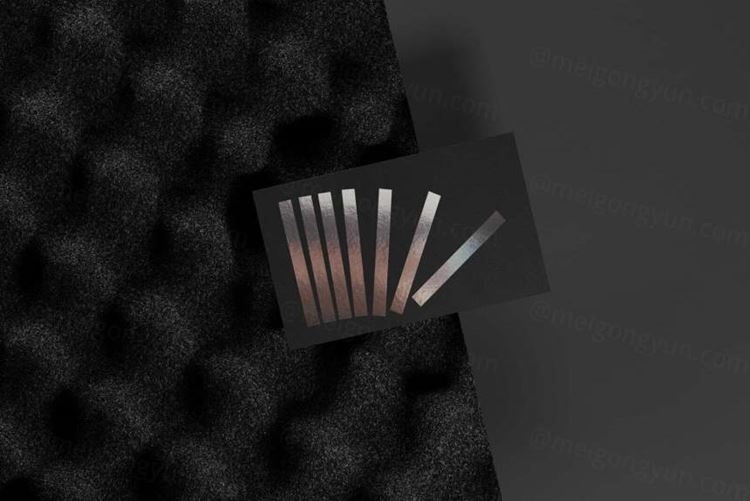 高品质商务名片烫银工艺品牌设计提案样机PSD模板 Business Card 05 Standard Mockup