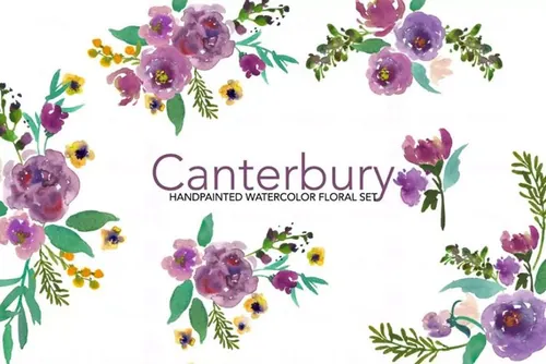 坎特伯雷-水彩 Canterbury - Watercolo